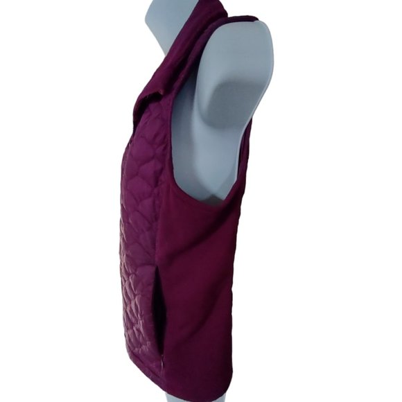 L.L. Bean Plum Quilted Puffer Vest Size XS - Picture 4 of 8